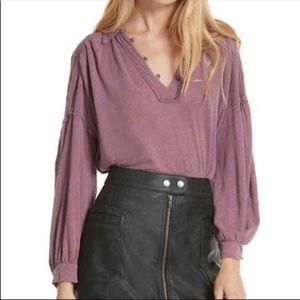 free people rush-hour BoHo shirt